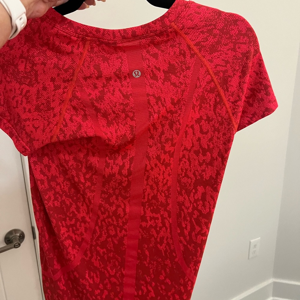 Lululemon Red Athletic Top